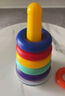 MKBIBI叠叠乐婴儿套圈玩具早教不倒翁彩虹套圈环积木1-3岁生日礼物 实拍图