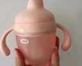 爱咔威（IKV）儿童水杯 硅胶学饮吸管婴幼儿鸭嘴吸嘴杯学饮两用 鸭嘴款-小粉瓶 160ml 实拍图