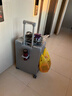 SOO行李箱多功能箱包拉杆箱学生大容量旅行密码箱皮箱杯架银色26英寸 实拍图