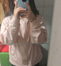 优衣库女装防风拉链连帽外套/内里摇粒绒户外防水472150 11 粉红色 S /155/80A 实拍图