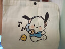 小熊帆布包女学生便携上班帆布兜手提包手拎便当帆布袋 帕恰狗（带按扣）活动 实拍图