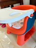 日康（rikang）宝宝餐椅 叫叫椅婴儿学坐椅多功能儿童吃饭餐桌 RK-X2009-2 橙色 实拍图