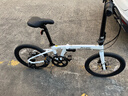 喜德盛折叠自行车25款W5变速 6速 月光白 20英寸 实拍图