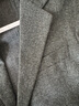 优衣库男装女装绒面针织茄克/西装外套夹克481006 07 青灰色 M /170/92A 实拍图