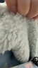 优衣库女装仿羊羔绒摇粒绒圆领开衫/外套472938 481025 472938/30浅米色 2XL 实拍图