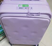 不莱玫行李箱拉杆箱旅行箱子大容量女学生男出国托运26英寸密码箱 紫色 实拍图