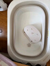 世纪宝贝（babyhood）小鳄鱼浴桶 儿童可折叠泡澡桶婴儿洗澡盆0-10岁宝宝 329奶咖色 实拍图