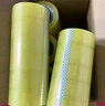 得力(deli)高品质透明黄封箱胶带打包 60mm*100y*48μm  24卷整箱装 封箱器 办公用品 JD420 实拍图