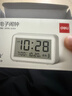 得力（deli）儿童节礼物多功能电子闹钟儿童卧室智能床头钟开学学生专用起床神器白LE102开学必备礼物 实拍图
