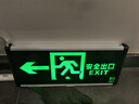 趣行消防应急标识灯 国标LED安全出口照明灯紧急疏散指示灯单面右向 实拍图