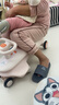 babycare诺亚扭扭车防侧翻儿童溜溜车摇摇车宝宝滑行玩具车3-6岁 橡皮粉 实拍图