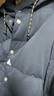 马登工装美式复古宽绗缝羽绒服男90鸭绒肌理连帽面包服冬季加厚外套 藏青色 【防寒服/男生羽绒服/外套冬季男/厚衣服】 2XL 实拍图