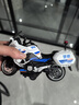 康迪拉家族儿童玩具车男孩3-6岁摩托车汽车模型合金大号警车圣诞节礼物 实拍图