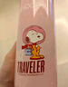 史努比(Snoopy)儿童保温杯316不锈钢男女小学生水杯户外便携提手杯壶幼儿园宝宝大容量杯子 500ml 7031冰桃粉 实拍图