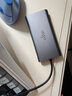 爱国者（aigo）Type-C扩展坞USB3.0分线器千兆网口转接器HDMI/VGA转换器SD/TF读卡器PD100W供电拓展坞T11(金属) 实拍图