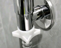 九牧（JOMOO）洗衣机角阀龙头水嘴不锈钢4分卡扣螺纹接口银色74112-784/1C-1 实拍图