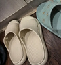 京东京造【3.5cm踩屎感】eva厚底拖鞋女士防臭凉拖鞋 燕麦色 36-37 实拍图