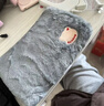 彩虹暖手宝热水袋电热充电暖宝宝暖肚子暖水袋暖身暖脚浅蓝绿 实拍图