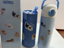 膳魔师（THERMOS）小学生开学儿童直饮杯316L不锈钢保温杯幼儿园学生水杯500mL 蓝 实拍图