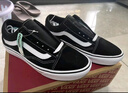 VANS万斯范斯官方 线上专售Faulkner美式经典薄绒男鞋板鞋 黑色 44.5  实拍图