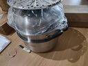 九阳（Joyoung）蒸锅不锈钢蒸锅家用炖汤蒸馒头包子鱼三层大容量汤锅28cm 实拍图
