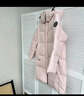 波司登（BOSIDENG）25新款羽绒服女款中长款90绒商场同款可脱卸帽面包服B250246064DS 桃色|1409 卡码拍大 M 165/88A 体重约110-120斤 实拍图
