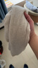 京东京造【100%山羊绒】半高领毛衣女针织衫 米色 M 实拍图