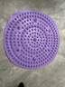 SMOOKY指压板脚底按摩脚垫穴位疏通脚心指压板仿鹅卵石圆形垫慢跑 优雅紫【圆形直径约55cm】 实拍图