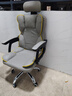 科幻猩电竞椅电脑游戏椅舒服久坐家用椅子办公椅可躺可升降椅座椅躺椅 超纤皮-灰色+头枕+加厚海绵坐垫-钢制脚 滑轨扶手 实拍图