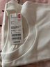 优衣库男装女装柔软圆领T恤/休闲长袖上衣25秋冬新款479783 00 白色 L /175/100A 实拍图