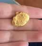 周大福儿童宝宝百福长命锁黄金吊坠(工费160)约4.9g EOF98礼物 实拍图