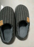 奥康（Aokang）抗菌棉拖鞋男士秋冬季室内居家用保暖防滑防臭毛绒厚底情侣棉拖女 实拍图
