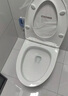 恒洁（HEGII）马桶 家用虹吸式大冲力坐便器 速冲节水防臭 静音降缓盖板 包安装 【三坑距】一级水效HC0513PT 350坑距（适用345-390mm） 实拍图