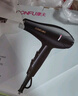 康夫（CONFU）电吹风机家用大功率2200W冷热风专业发廊级理发店恒温吹风筒机KF-8953 【家用发廊】大风力速干专业款 黑金 实拍图