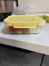 希乐扣Cilock耐热玻璃保鲜盒大容量分格饭盒微波炉便当盒餐盒密封碗长方形分隔 实拍图