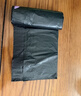 e洁抽绳垃圾袋黑色45*50cm480只1.3丝家用手提穿绳免撕塑料袋加厚 实拍图