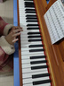 贝琪（Betsy）B351电钢琴88键重锤成人儿童电子钢琴家用练习初学者专业考级钢琴 B351-重力度88键木纹棕 实拍图