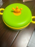 新安代儿童餐具辅食碗婴儿宝宝注水保温碗 可拆卸316多功能研磨碗 云绿 实拍图
