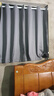 未来式客厅隔断帘卧室分屋免打孔窗帘带杆全套出租屋屏风门帘遮挡遮光布 高级灰 -送伸缩杆（当天发货） 【定制/单片/不要杆请联系客服】 实拍图