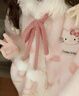芭麦图HelloKitty凯蒂猫睡衣 珊瑚绒睡袍斗篷睡衣女秋冬季加绒加厚可爱 凯蒂猫斗篷睡袍+裤 M 女160推荐体重80-100斤 实拍图