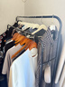 楠叶 衣架落地 卧室挂衣架 宿舍衣帽架 阳台晾衣杆 简易置物架GYGX-13 实拍图