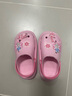 迪士尼女童夏季凉拖鞋爱莎公主居家沙滩洞洞鞋拖鞋女孩F2715F 橘粉180 实拍图