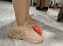 FILA FUSION斐乐女鞋BIANCO老爹鞋季新款硬糖鞋休闲鞋厚底运动鞋女 棉花糖/银-MM 38.5 实拍图