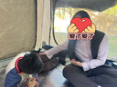 探险者（TAN XIAN ZHE）帐篷户外露营防雨过夜3人-4人速开便捷天幕二合一黑胶防晒帐篷 【特惠套餐】3-5人帐篷+防潮垫 实拍图