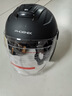 凤凰（Phoenix）新国标A类3C认证电动车摩托车头盔双镜片防雾防风保暖哑黑 男女四季通用电瓶车3/4半盔冬季安全帽 实拍图