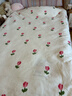 无印良品牛奶绒学生宿舍床上三件套0.9/1.2米床单法兰绒被套150*200cm 实拍图