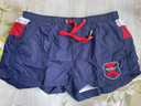 SEOBEAN新款男士运动健身短裤训练跑步裤轻薄速干马拉松短裤男子三分裤子 深蓝色 XL 实拍图