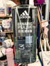 阿迪达斯 （adidas）男士沐浴露洗发水洗面奶三效合一 游泳去氯保湿 冰点热情套装1.2L 实拍图