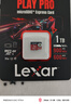 雷克沙（Lexar）1TB TF（MicroSD Express）存储卡 读900MB/s 写600MB/s 游戏机Switch2专用内存卡（PLAY PRO） 实拍图
