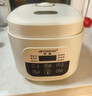 半球电饭煲 电饭锅迷你饭煲1-3-4-6人 家用陶瓷釉内胆智能预约煲汤煮米饭电饭锅带蒸笼 1.6L 【奶油白】陶瓷油智能方煲 实拍图